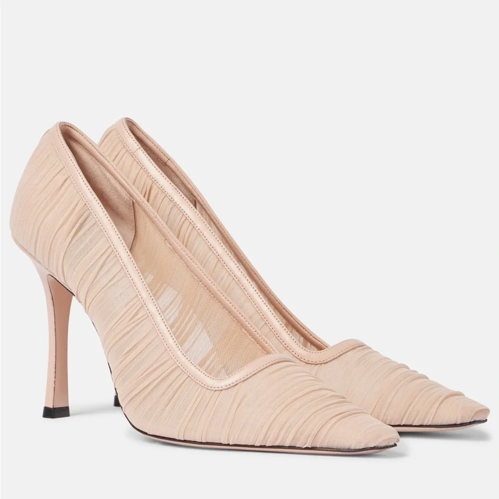 Jimmy Choo Lotta Tulle Pump Heel